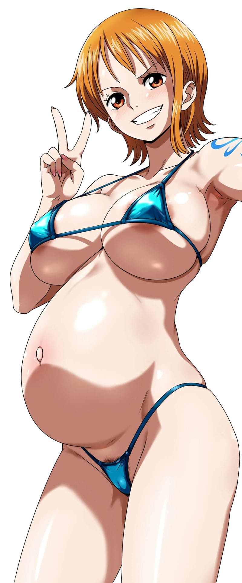 นามิสาวสวยในชุดว่ายน้ำ